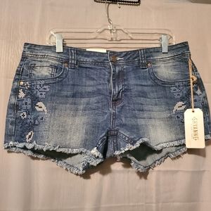 Shyanne Jean Shorts Embroidered